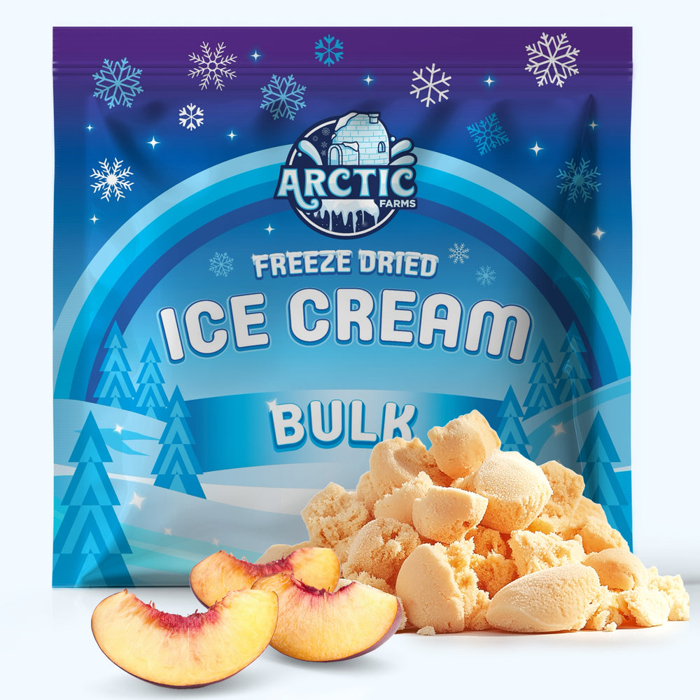 Freeze Dried Ice Cream That Does Not Melt (Bits) Peach