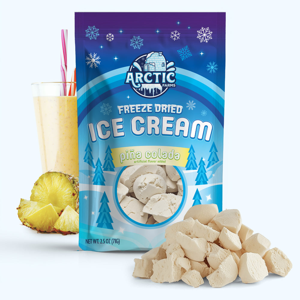 Freeze Dried Ice Cream That Does Not Melt (Bits) Pina Colada