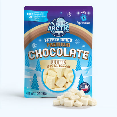 Freeze Dried Premium Belgian White Chocolate