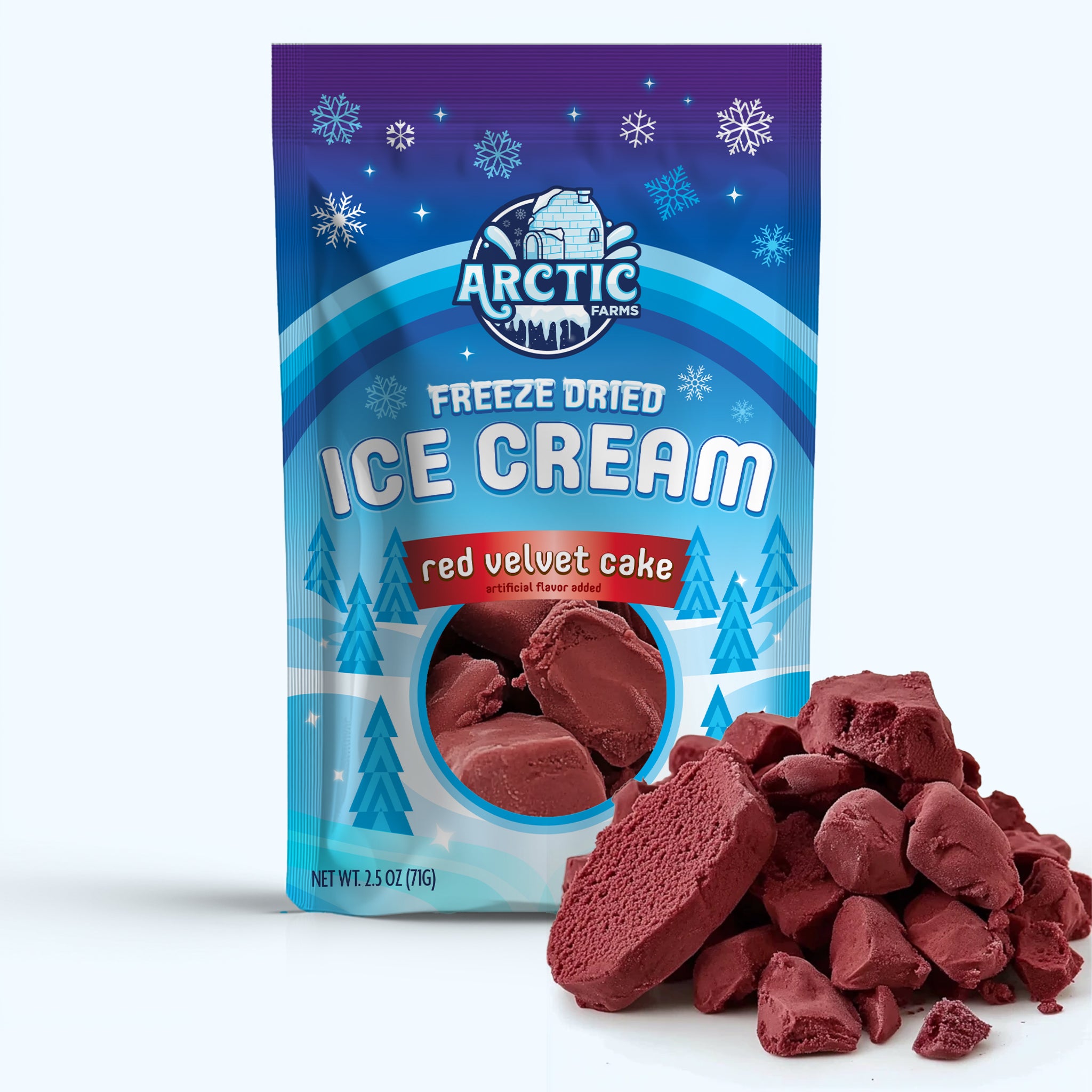 Freeze Dried Ice Cream That Does Not Melt (Bits) Red Velvet Cake