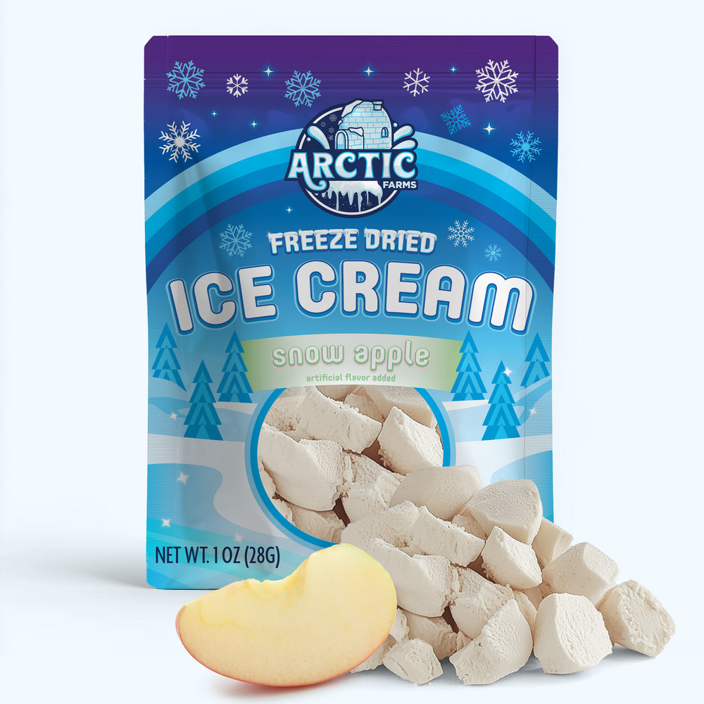 Freeze Dried Ice Cream That Does Not Melt (Bits) Snow Mountain Apple