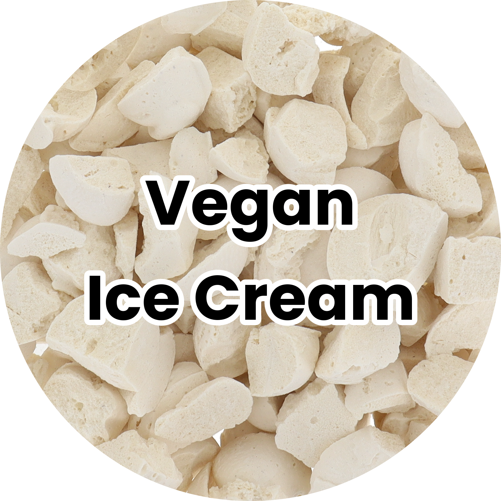 Freeze Dried Vegan Ice Cream Dessert - Vanilla