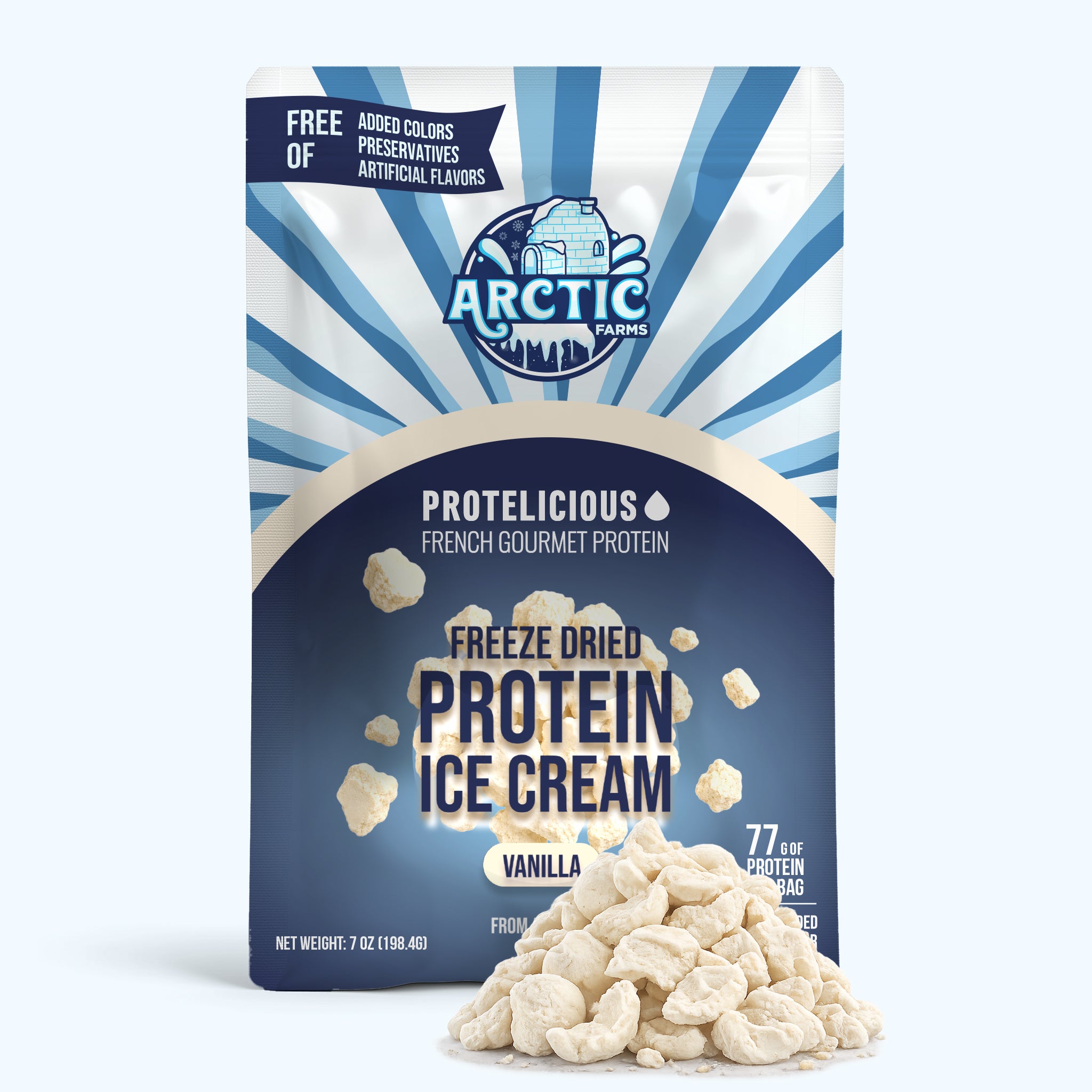 Freeze‑Dried Protein Ice Cream (Zero Added Sugar) — Vanilla