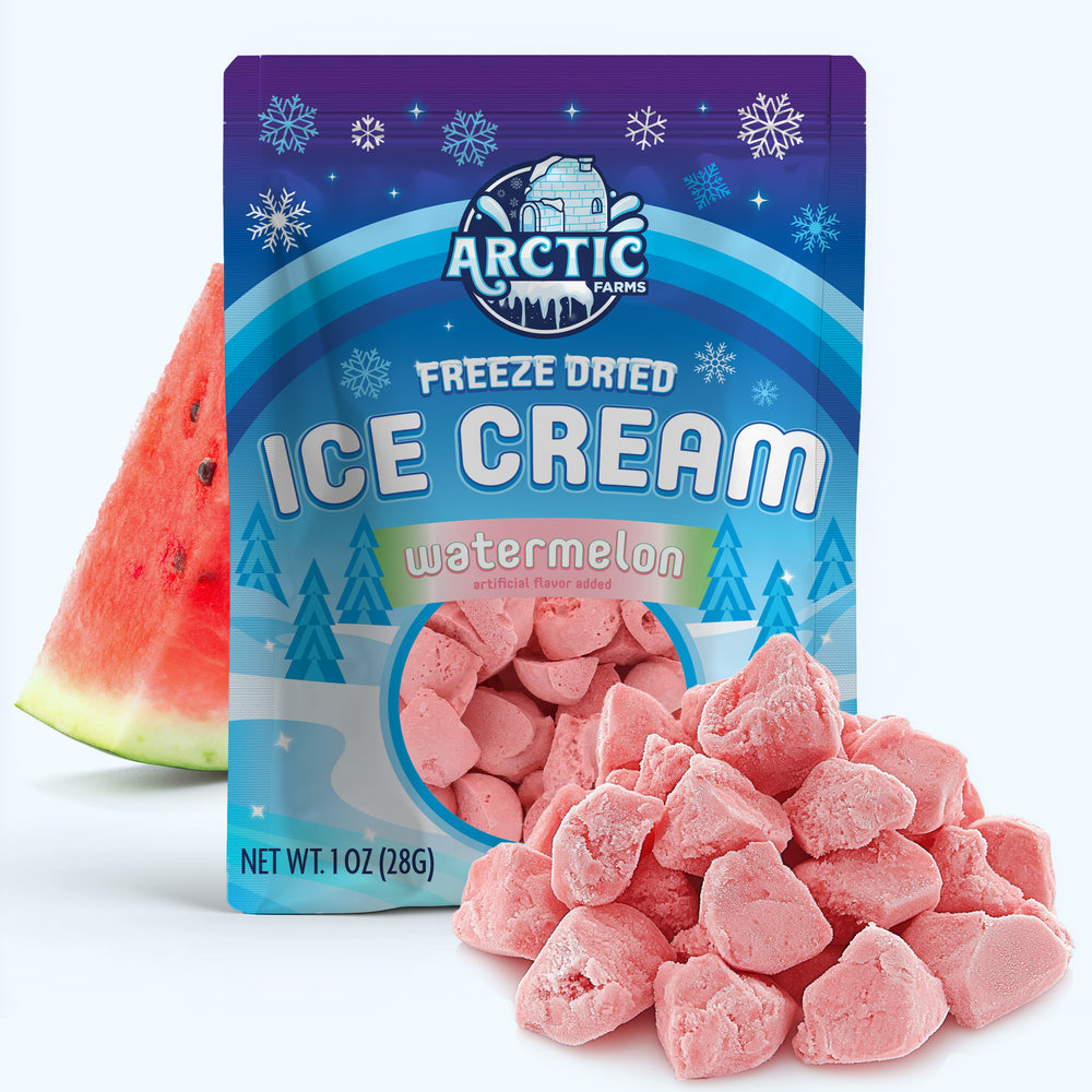 Freeze Dried Ice Cream That Does Not Melt (Bits) Watermelon