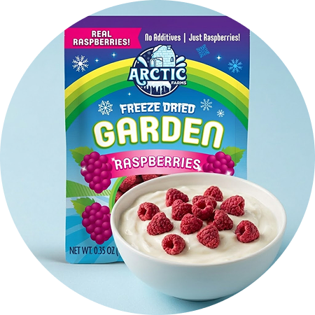 On yogurt or oatmeal